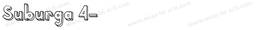 Suburga 4字体转换